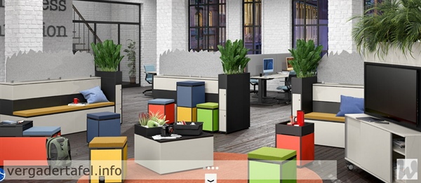 Wini Elements - flexibele meubelelementen die de communicatie op kantoor ondersteunen!